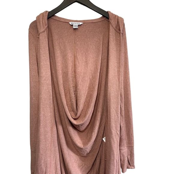 ATHLETA Harmony Wrap 2.0 Sweater size M  Palermo Pink, Lightweight Cardigan - Picture 2 of 5